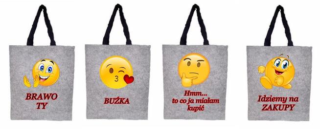 Torebki filcowe z nadrukiem