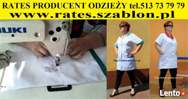 FARTUCHY LABORATORYJNE Firmy RATES ZAOPATRUJEMY Firmy