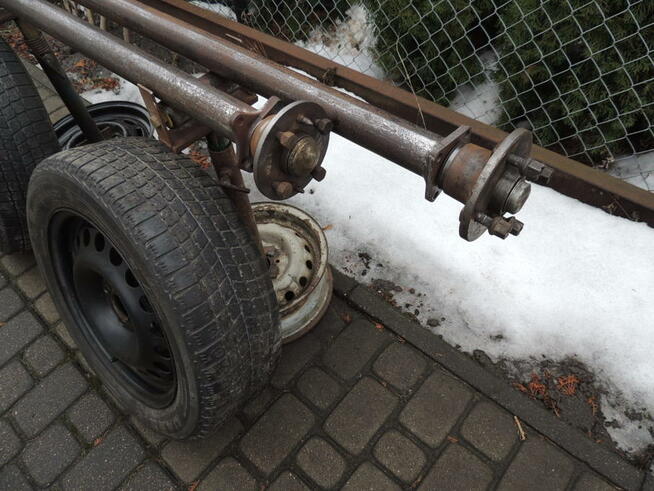 Oś przyczepy przyczepki - na wymiar .