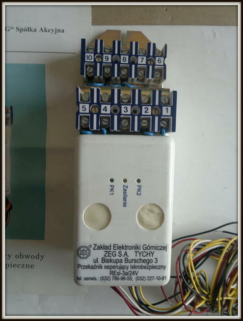 Przekaźnik separujący obwody iskro i nieiskrobezpieczne RExi