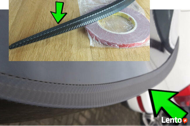 Spoiler AUDI A4 carbon tylny