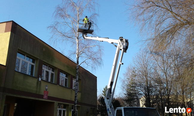 Zwyżka podnośnik koszowy wynajem usługi od 16m do 30m