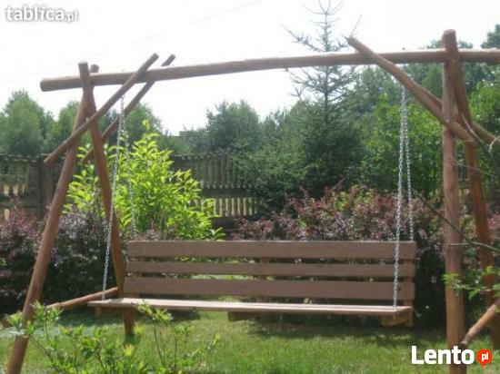 huśtawki drewniane