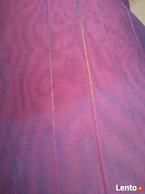 Firana organtyna róż metalik 300 cm,firanka