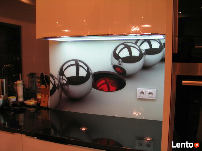 Lustra, lacobel, grafika na szkle