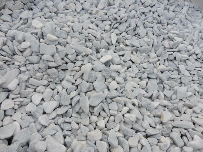 Kamień ozdobny szary otoczak Ice Blue grys białoszary lodowy