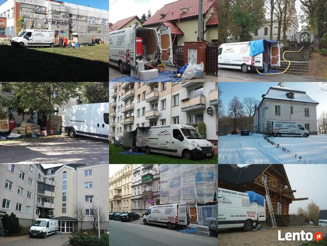 Wdmuchiwanie wełny i celulozy. Ocieplenie zimnego poddasza.