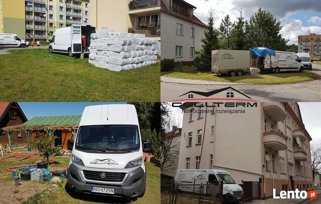 Wdmuchiwanie wełny i celulozy. Ocieplenie zimnego poddasza.