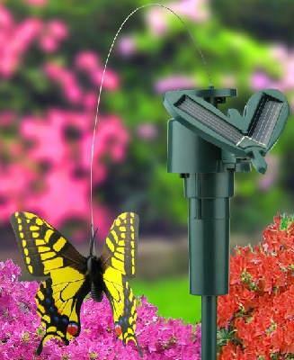 SOLARNY MOTYL OGRODOWY zasilany słońcem SOLAR, Ozdoba-motylek