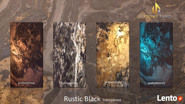 Fornir kamienny transparentny Rustic Black / STONELAND