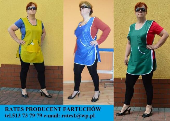 Fartuchy stylonowe cena 8 zł. firmy Rates