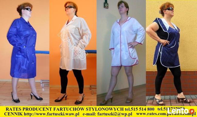 Fartuchy stylonowe cena 8 zł. firmy Rates