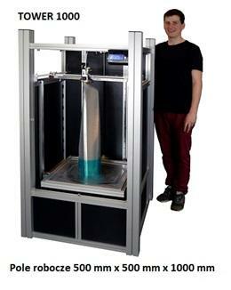 Oferta DRUKARKA 3D TOWER 500 pol. rob. 500x400x400 mm
