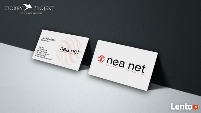Projekt i druk wizytówek, ulotek, katalogów, plakatów