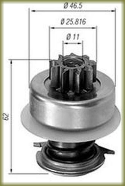 BENDIX ROZRUSZNIKA PORSCHE 914,ROVER MAESTRO, 1006209424