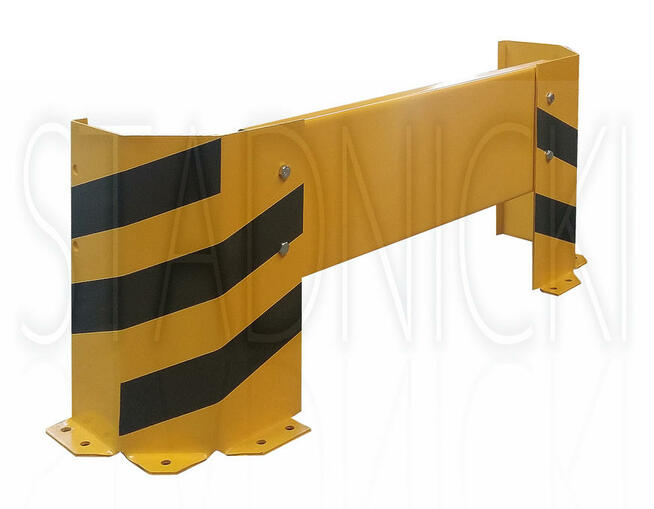 Zabezpieczenie krańca regału o długości 1250 mm ochrona
