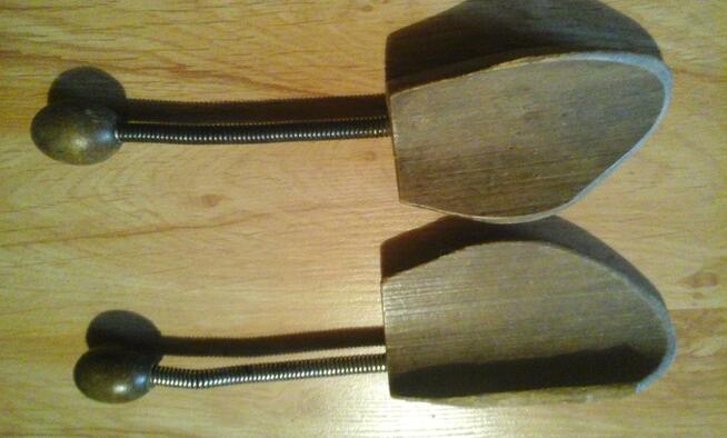 Stare prawidła drewniane - dwie pary.