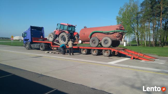 Transport maszyn budowlanych i rolniczych