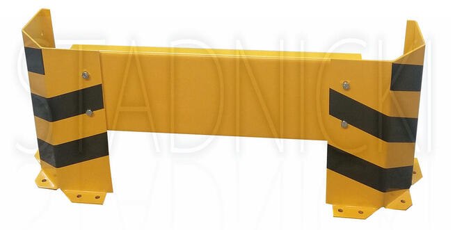 Zabezpieczenie krańca regału o długości 1250 mm ochrona