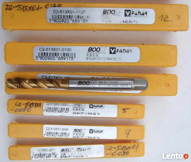 GWINTOWNIK FANAR M20 20x2,5 10 12 14 16 18 8 6 5 4 3 2 1 22