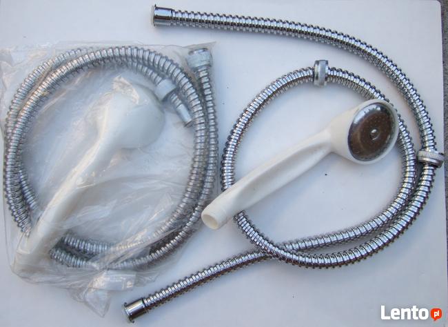 WĄŻ Metalizowany SŁUCHAWKA Zestaw prysznicowy natryskowy 120