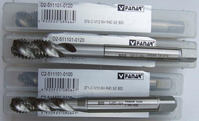 GWINTOWNIK MASZYNOWY FANAR SE TN M 16 10 x1 20 14 12 8 5 3 2