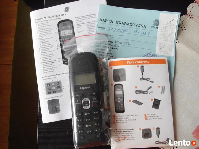 TELEFON Bezprzewodowy Gigaset AS185