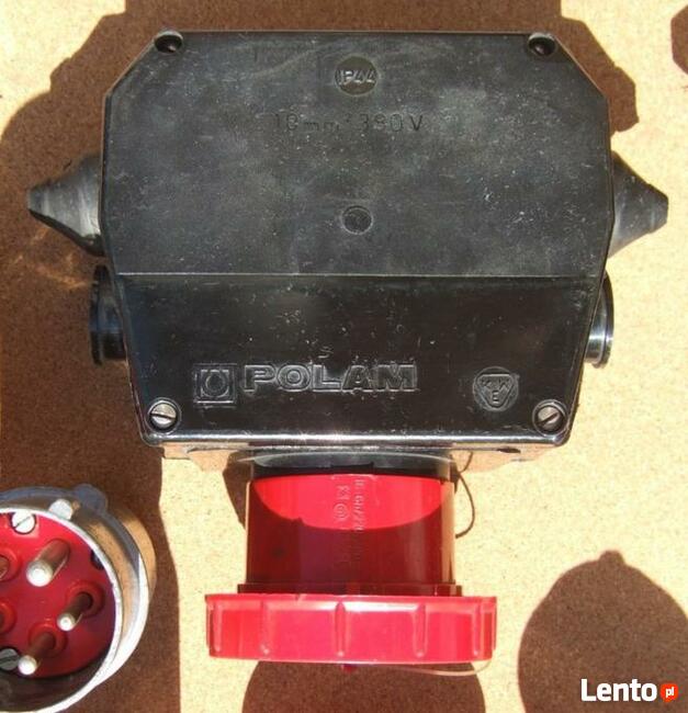 Wtyczka siłowe 16A 3P + N + Z IP57 5 lub 4 bolce nieużywane