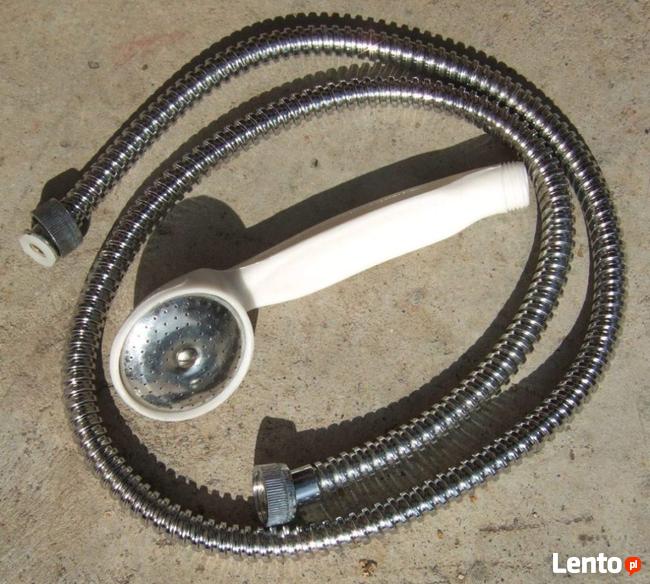 WĄŻ Metalizowany SŁUCHAWKA Zestaw prysznicowy natryskowy 120