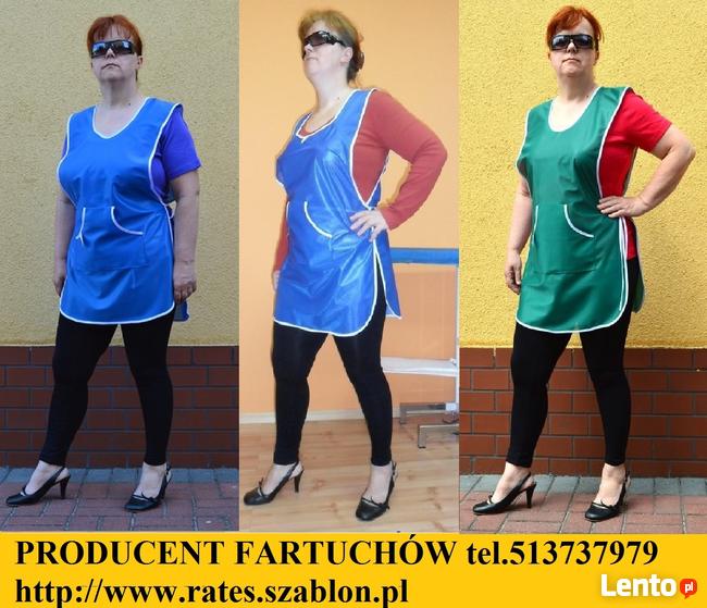 Fartuchy damskie cena od 8 zł.RATES Producent Odzieży