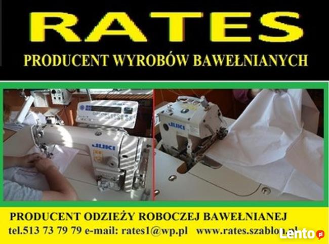 Fartuchy damskie cena od 8 zł.RATES Producent Odzieży
