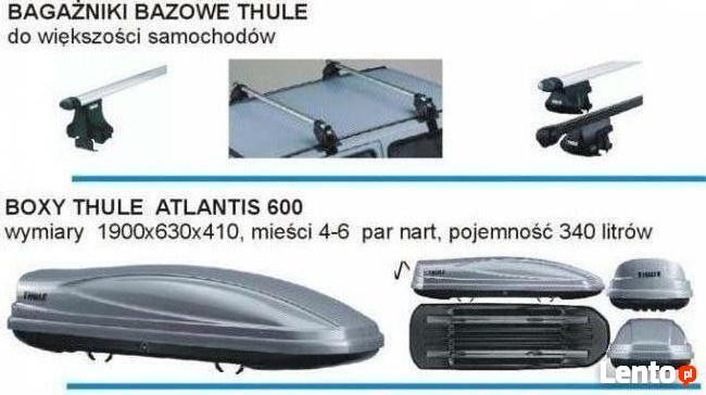 Wypożyczalnia BOXÓW, BAGAŻNIKÓW dachowych i rowerowych