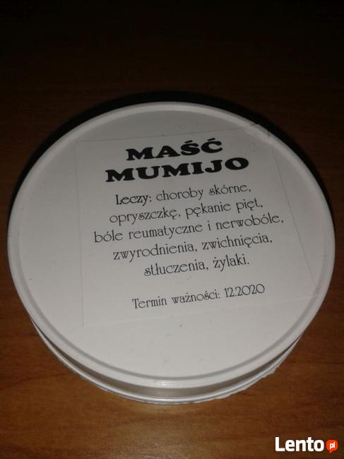 Oryginalna maść mumijo/mumio Ojca Grzegorza Sroki