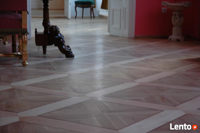 Układanie podłóg drewnianych, parkietów, paneli laminowanych