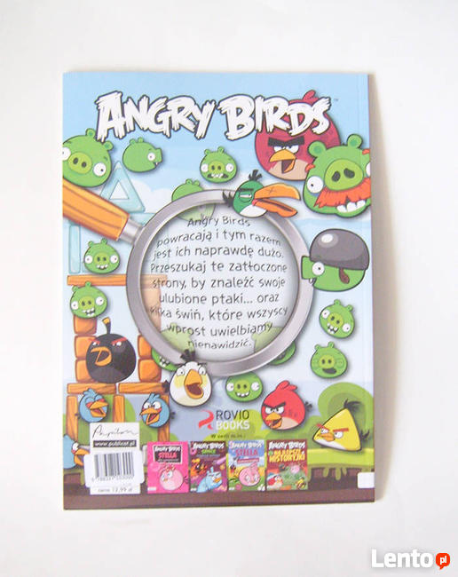 Angry Birds zagadki Poszukaj nas książka dla dziecka