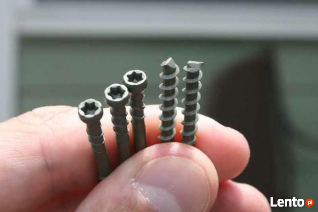 Wkręty tarasowe. Mocowanie tarasowe Camo.