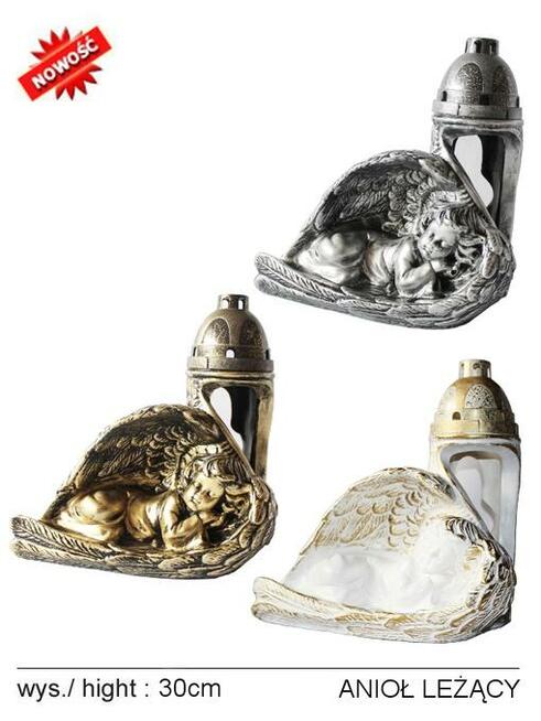 Znicze Witraże, gipsowe, szklane, wkłady Promyk - Ignis