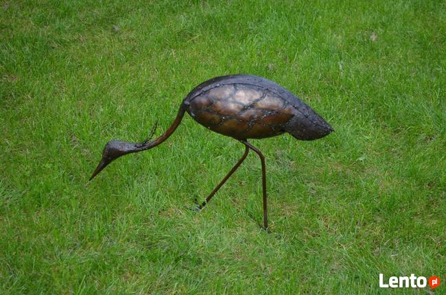 Czapla 80 cm do ogrodu dekoracja nie bocian Ptak