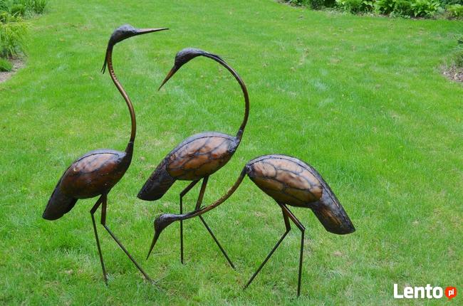 Czapla 80 cm do ogrodu dekoracja nie bocian Ptak