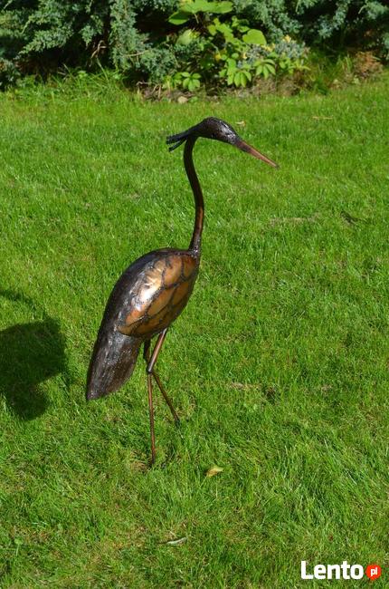 Czapla 80 cm do ogrodu dekoracja nie bocian Ptak