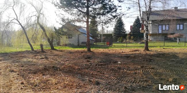 Czyszczenie karczowanie działki wycinka samosiejek zarośli