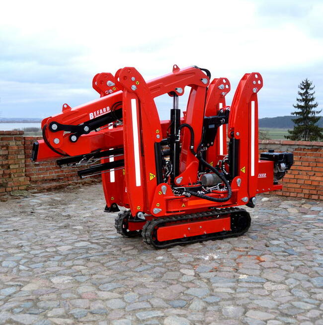 Mini żuraw, na podwoziu gąsienicowym jak maeda zasięg 13 m.!