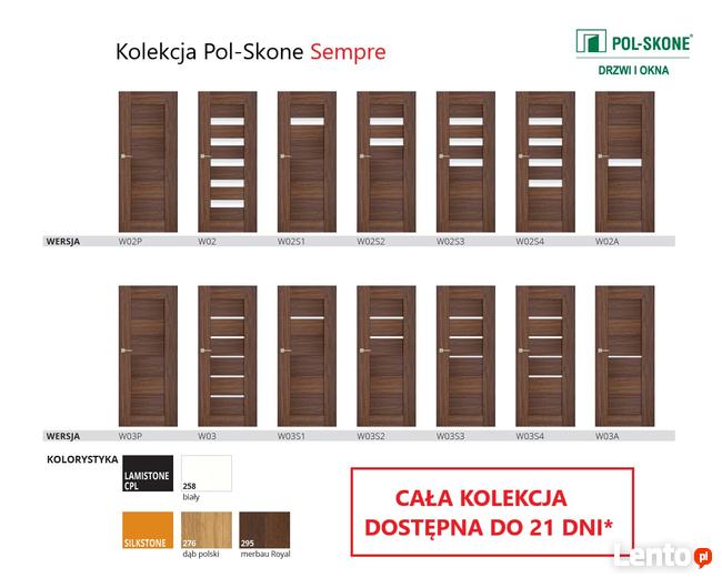 Drzwi PORTA Verte Home model G w kolorze białym Wewnętrzne