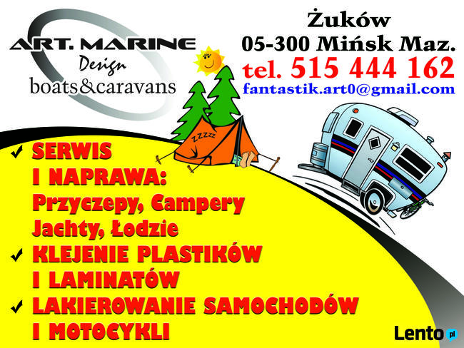 swrwis i naprawa przyczep kempingowych, kamperów