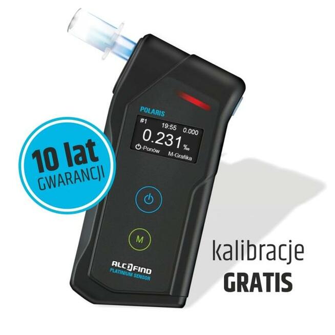 Alkomat POLARIS 10 lat Gwarancji AlcoFind