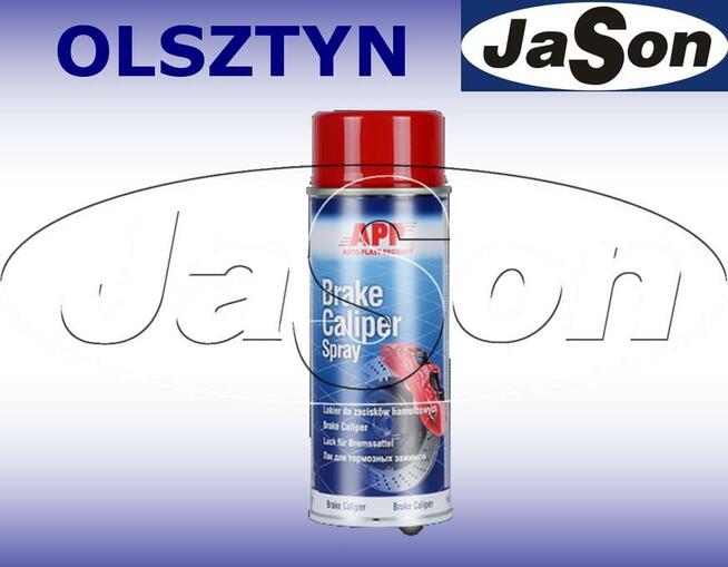 Lakier do zacisków hamulcowych czerwony termoodporny 400ml s