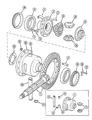 Koło zębate K206651 do traktorów 885N CASE David Brown