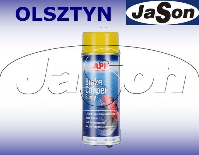 Lakier do zacisków hamulcowych termoodporny żółty spray 400m