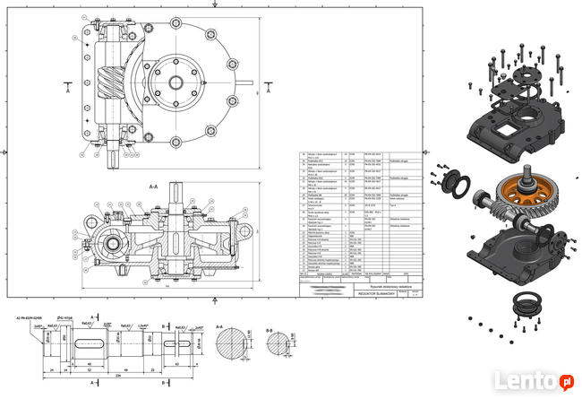 Archiwalne Rysunek Techniczny Dokumentacje Cad 2d 3d