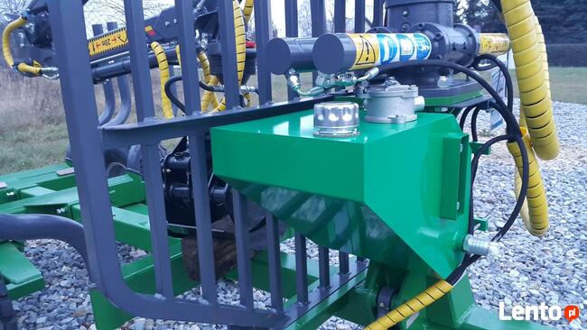 PRZYCZEPA LEŚNA 6t FARMA ŻURAW 4,2m HDS CHWYTAK ROZDZIELACZ